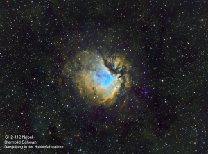 SH2-112 Nebel (Hubble-Farbpalette)